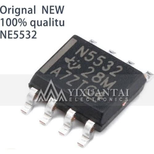 10pcs SOP8 SMD NE5532 5532 SOIC-8