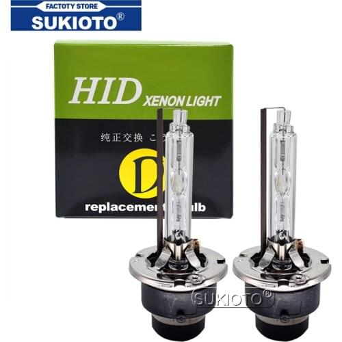 SUKIOTO 2PCS 35W D2S D4S Car Headlight 55W D1S D3S Xenon HID Bulb Lamp For BMW Benz W203 W210 W211 W124 W202 W204 W212 W176