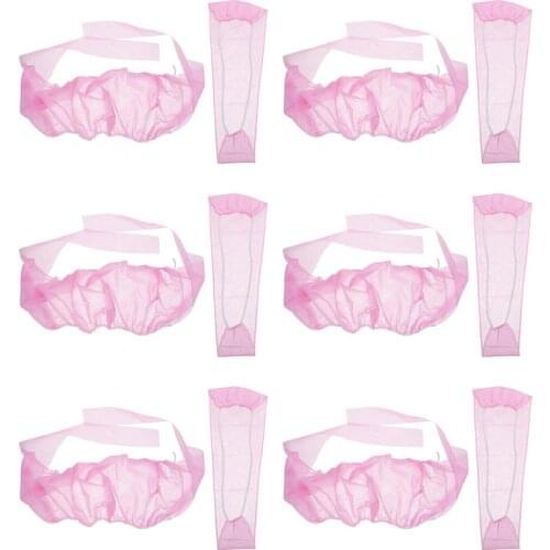 20 Sets Beauty Salon Massage Chest Wraps Non-Woven Fabric Bras Sauna SPA Disposable Bras Sauna Underwear And Knickers
