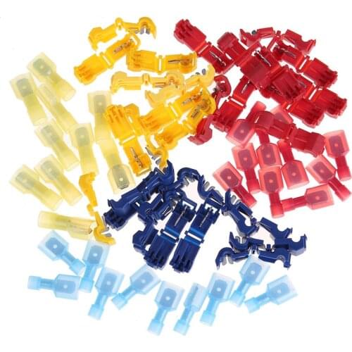 30/60/120/240pcs Quick Electrical Cable Connectors Snap Splice Lock Wire Terminals Crimp SNO88
