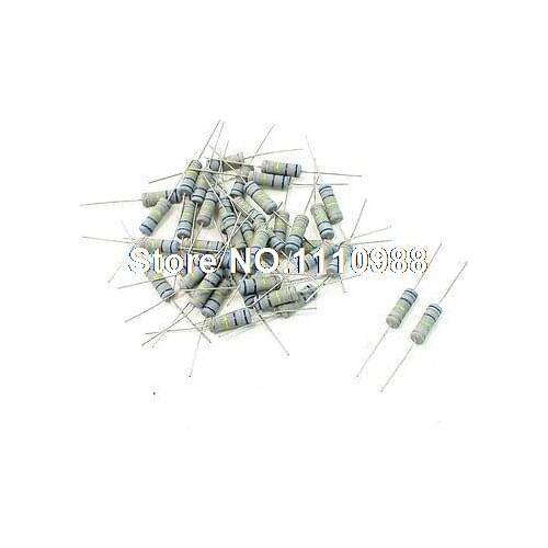 40 Pcs Axial Leads Carbon Film Resistor 2W Resistance 680K Ohm
