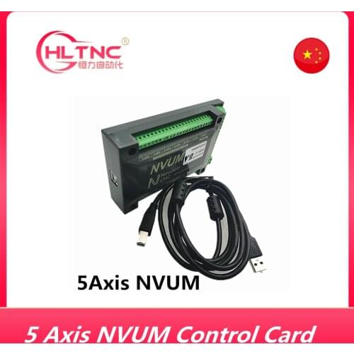5 Axis NVUM CNC Controller 200KHZ MACH3 USB Motion Control Card for CNC Engraving Stepper Motor Servo motor from hltnc