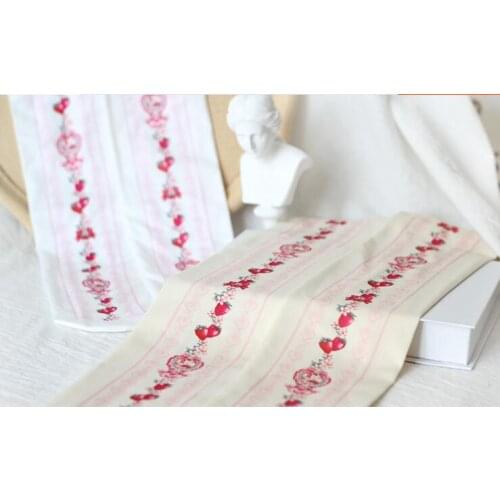 5pcs Strawberry sweet fruit pattern pantyhose womens tights stocking white color 80D spandex material