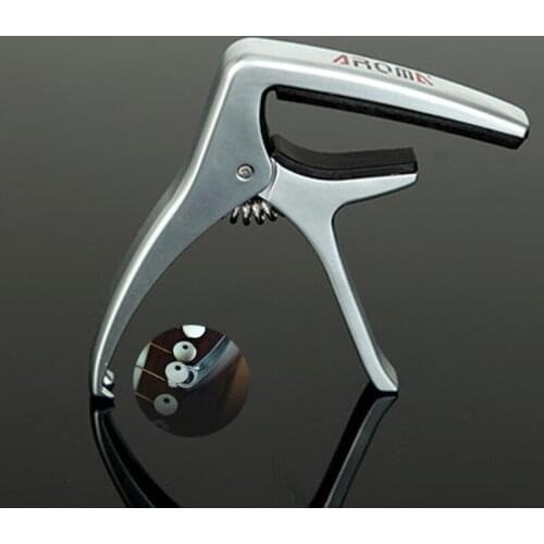 AROMA High Quality Zinc Alloy Guitar Capo Bridge Pin Puller 2 in 1 Acoustic Electric Guitar Accessories Multifunctional