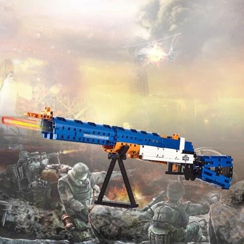 Military Weapons Series M1 Garand Semi-automatic Rifl Model Bricks Building Blocks Toys for Children Boys Kids Gifts 583Pcs