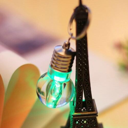 LED Bulb Keychain Pendant Mini Bulbtorch Keyring Flash Light Lamp M8617