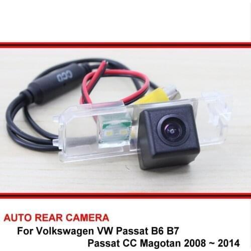 Rear View Camera For Volkswagen Passat B6 B7 Passat CC Magotan 2008~2014 Night Vision Reversing Camera Car Back up Camera HD CCD