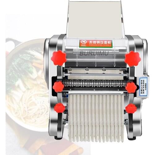 Commercial Fully Automatic Stainless Steel Electric Noodle Press Table Noodle Dumpling Machine Kneading Machine