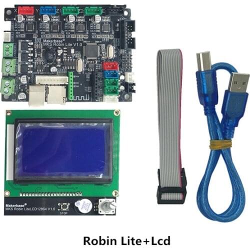 3D printer control board motherboard Robin Lite 32 bit ARM with 12864 display screens
