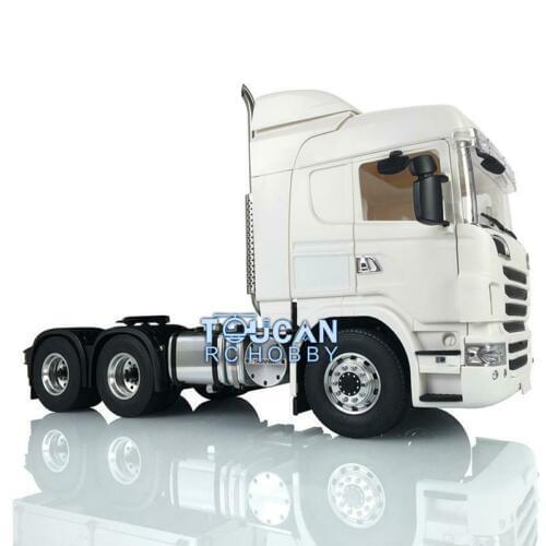 1/14 LESU Metal 6*6 Chassis Motor Truck Tractor RC Hercul R730 Sca Cabin THZH0659-SMT2