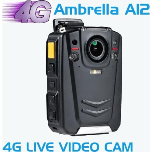HD 1080P Multi-functional Body Worn IR Night Vision Camera Support 4G WIFI GPS with Ambarella A12 chip