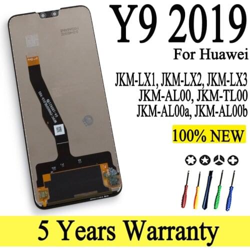 100% NEW JKM-LX1 JKM-LX2 LX3 Wholeasle Bussins LCD For HUAWEI Y9 2019 Lcd With Frame Display Screen For HUAWEI Y9 2019 Screen