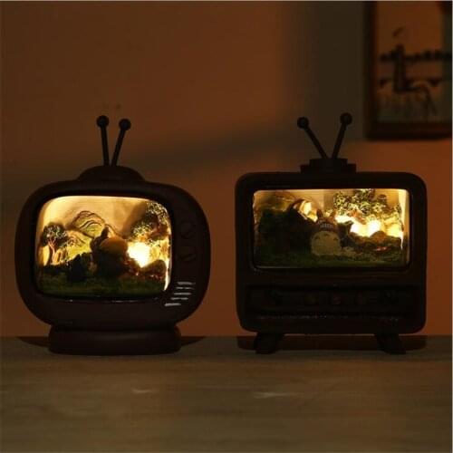 Novelty lights Studio Ghibli Spirited Away LED Night Light tv Miniature Touch Lamp Kids Reading totoro light Bedroom Decorative