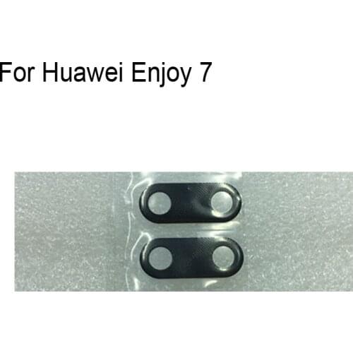 Original New For Huawei Enjoy 7 Rear Back Camera Glass Lens For Huawei Enjoy 7 Repair Spare Parts For Huawei Enjoy7