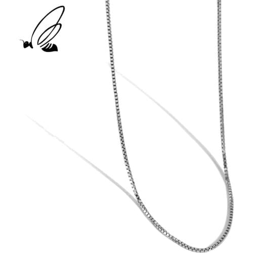 SSTEEL 925 Sterling Silver Necklace Gift For Womens Trendy Minimalist Design Boho Ins Niche Chain Fine Accessories Jewellery