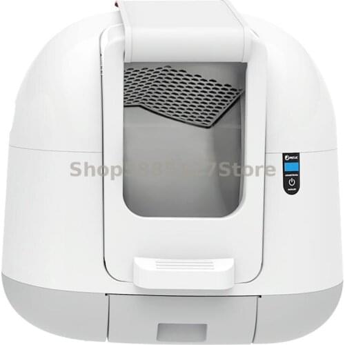 Fully Automatic Cat Litter Basin Closed Cat Toilet Intelligent Cat Litter Machine Anti Splashing Large Electric Excrement