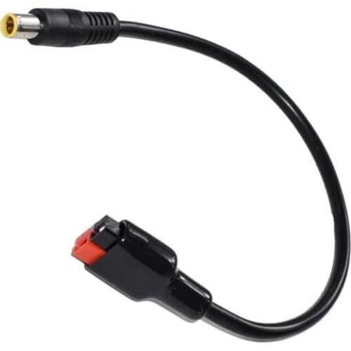 Connectors to DC 7.9mm x 5.5mm Male Adapter 16AWG Cable for Solar Panel Goal Zero Yeti Compatible with Anderson Powerpole 1ft