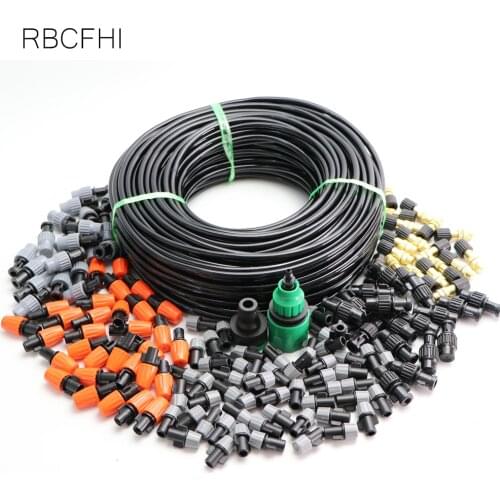 RBCFHl 15M Garden Automatic Drip Irriation Kits and Misting Sprinklr Nozle System Micro Dripper for Balcony Yard Greenhouse