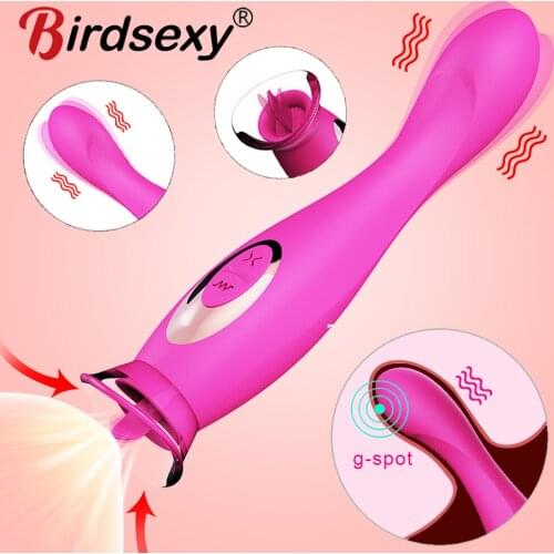 Sex Toys Pussy Heating Licking Toy Clit Sucking Vibrator Tongue Vibrating Nipple Sucking Blowjob Stimulator Sex Toys For Women