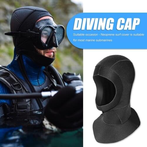 Diving Cap Stretch Waterproof Winter Warm Hat Neck Gaiters for Surfing Sailing Water Sports Swimming Headwear Helmet