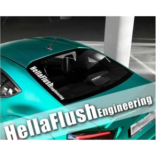 Reflective material hellaflush engineering car windscreen windshield sticker for BMW E60 E46 E90 Audi Sline Amg benz TT STI TRD