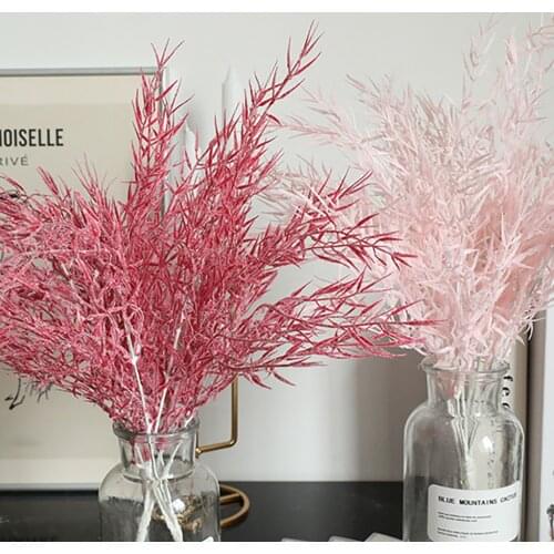 Mist Bamboo Grass Artificial Flower Home decor Bouquet DIY Party wedding decoration Crafts Accessories fleurs artificielles