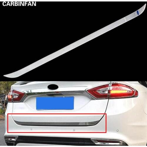 Rear Trunk Lid Boot Tailgate Back Door Edge Cover Trim Molding Strip For Ford Fusion Mondeo 2013 2014 2015 2016 2017