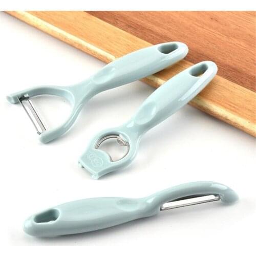 1 set Stainless Steel Fruit And Vegetable Peeling Knife Peeler Potato Scraping Knife Melon Fruit Planer Planer Kitchen Tool