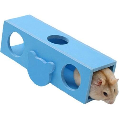 1Pc Pet Hamster Wood Seesaw Pig Small Play House Exercise Toy Pet Dog Cat Animal Toy Funny Rat Mouse Chinchillas Guinea Toy