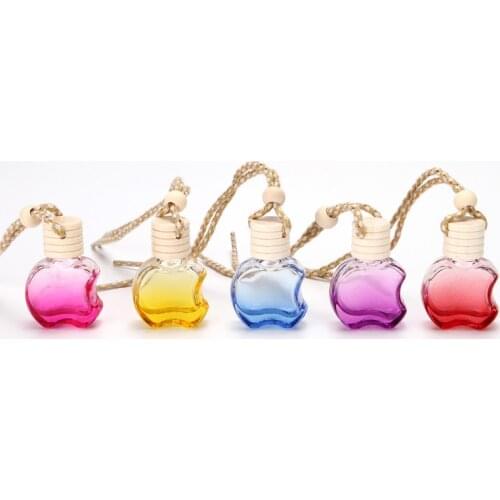 10pcs/lot 8ml Car Perfume Bottle for Essential Oils Air Freshener Auto Ornament Car-styling Perfume Pendant Hot Car Accessories