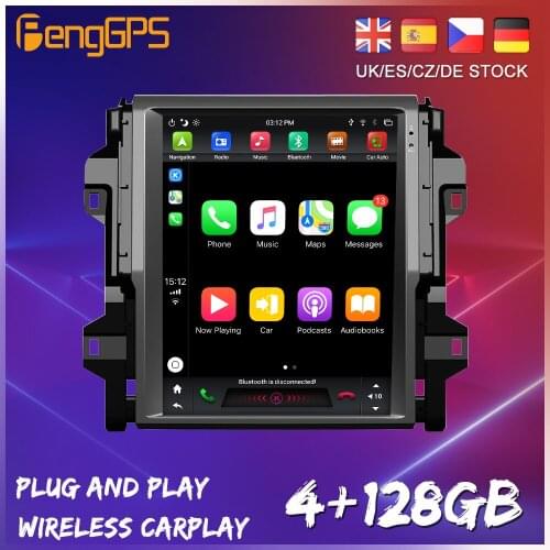128G Android 9.0 Tesla Vertical Screen For Toyota Fortuner 2016 - 2019 Car GPS Radio Accessories Auto Stereo Head Unit no 2din