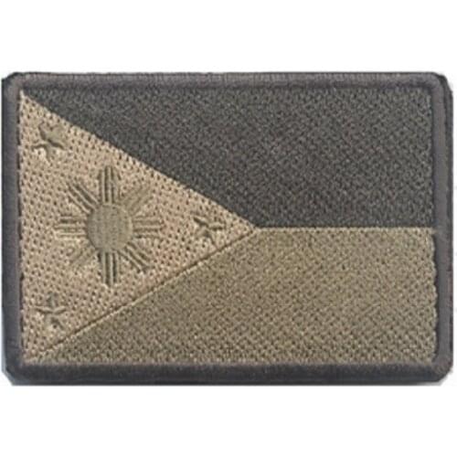 3D Embroidery Magic Stickers Philippines Flag Patch Armband DIY Appliques For Clothing Hat Bag Patch