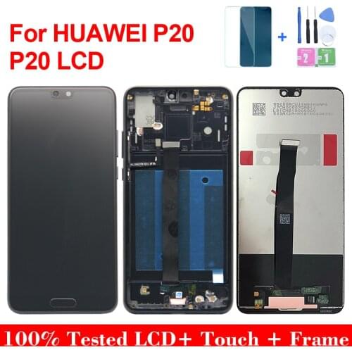 5.8" Original LCD For Huawei P20 EML-L29 L09 L22 LCD Display Screen With Frame For Huawei P20 P20 LCD Display replacement