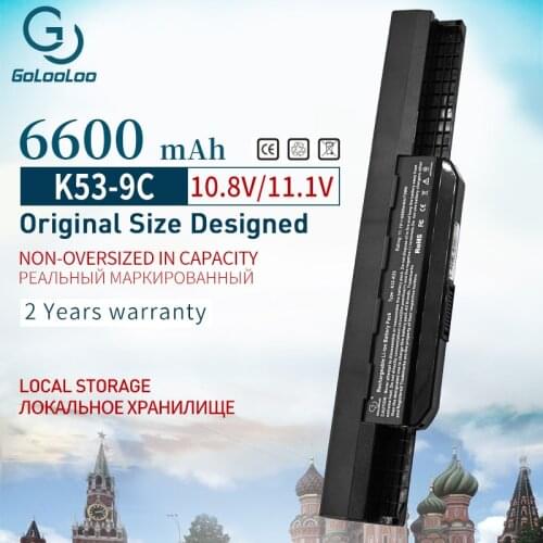 9Cells Laptop Battery For Asus K53s K43SV K53 A43JV A53E A53JR A43JQ A41-K53 X84 X43 X43U K43 A43B A53B A53JR A42-K53 K53T K53SV