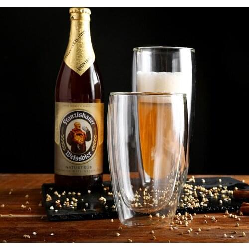 Household high borosilicate heat-resistant cup double glass simple cup creative heat resistant high temperature beverage coffee