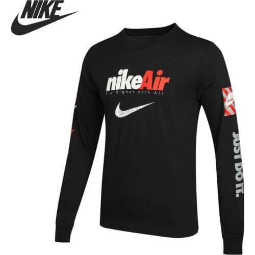 Original New Arrival NIKE AS M NSW TEE LS SWOOSH BY AIR Mens T-shirts Long sleeve Sportswear