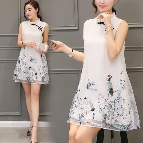 2021 chinese dress modern chinese traditional dress qipao mermaid cheongsam vestido robe chinoise oriental linen cheongsam dress