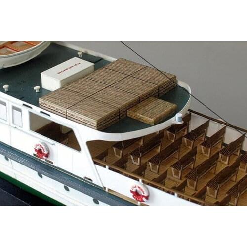 1/100 Lilla Weneda Boat Model Assemble Papercraft Toy Office Decor Gifts