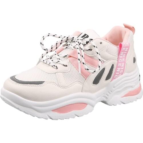 Fashion Women Sneakers 2019 Casual Shoes Ladies Trainers White Platform Sneaker Woman Baskets