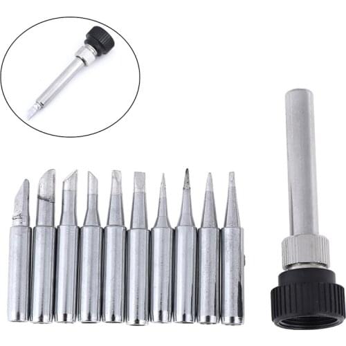 Lead-free Soldering Iron Tips Solder Tip 900M-T For Hakko 936 907 8586 898D 936d Lukey 852D Rework Soldering Station Tool casing