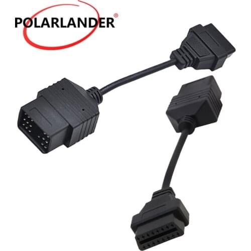 Cable Adapter Transfer Auto Scanner Code Connectors Car Diagnostic Connector For TOYOTA 17Pin to 16Pin OBD1 to OBD2