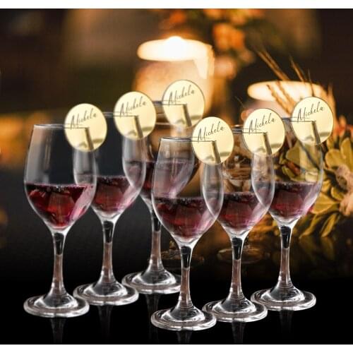 Custom Champagne Glass Name Tags Glass Place Cards, Drink Name Tags, Glass Escort Card, Wedding Escort Card