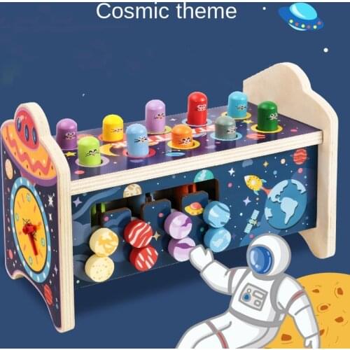 Developing the coordination ability of hands brain hands and eyes by playing hamster with childrens educational toys