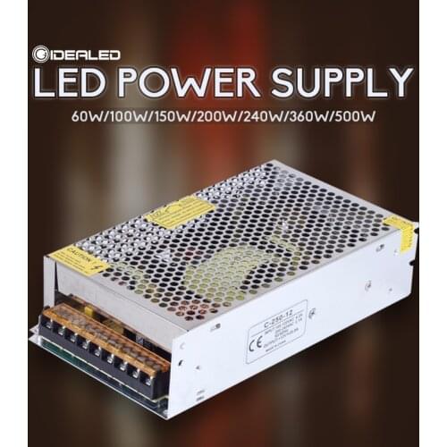 LED Power Supply Driver DC12V/5V 60W/100W/150W/200W/240W/360W/500W LED Lighting Transformer For LED Strip LED Module LED Light