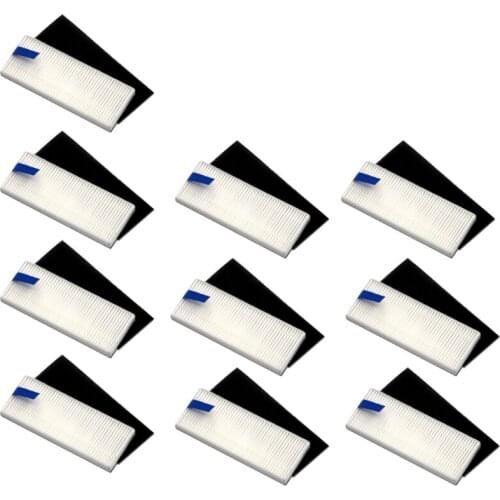 Replacement Filter Suitable For 360 S6 Sweeping Robot Vacuum Cleaner Spare Parts, 10 Pack