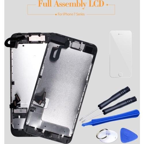 100% Tested Complete Full Set ecran For iPhone 7 LCD Display Touch Screen Digitizer Assembly Replacement For iPhone 7 plus LCD