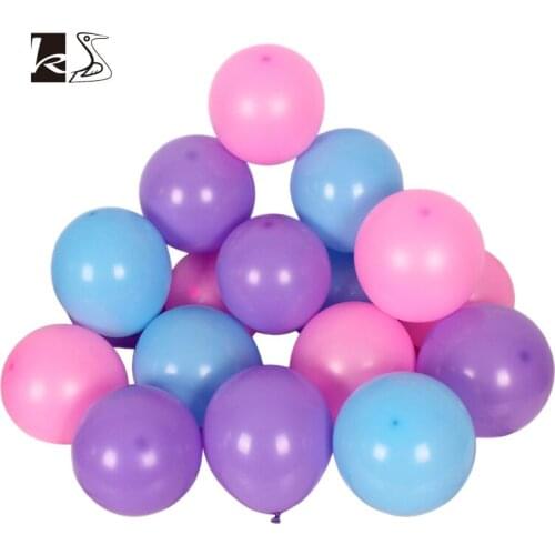 100PCS 10 Inches Thicken Latex Balloon American Matte Balloon Birthday Holiday Marriage Decoration Balloon Colorful Balloon