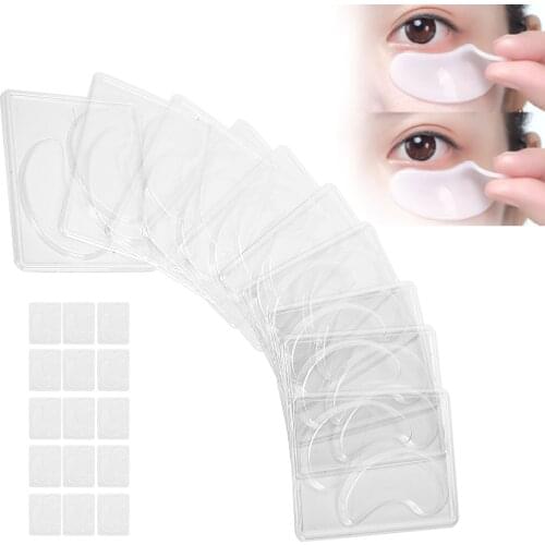 25pcs Transparent DIY Eye Mask Mold Portable Reusable Eye Mask Patch Tray Plate Set for Fruit Vegetable Mask Natural Collagen