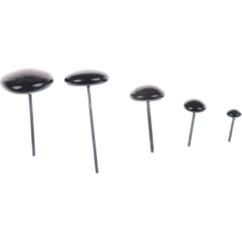 50 Dolls Accessories Parts Pairs/Set Black Glass Eyes 3/5/7/9/11mm Needle Felting For Teddy Bears Dolls Animals Black Eyes