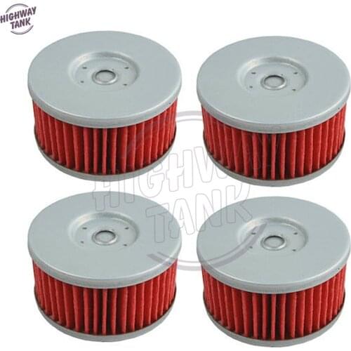 4 Pcs Motorcycle Oil Filter case for Suzuki VL125 GN250 GZ250 DR250 DR350 SG350 Betamotor 350